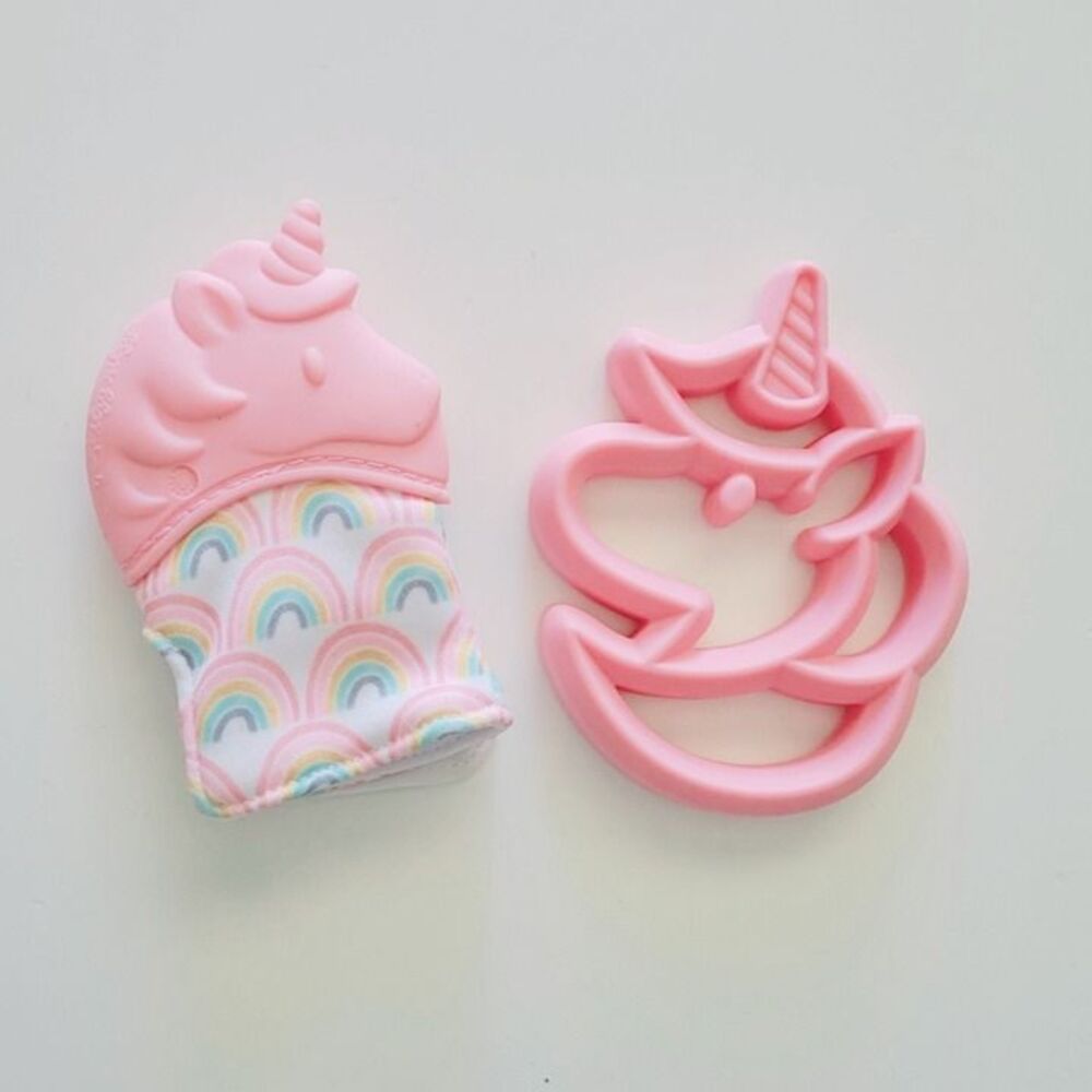 Itzy Ritzy Unicorn Silicone Teethers